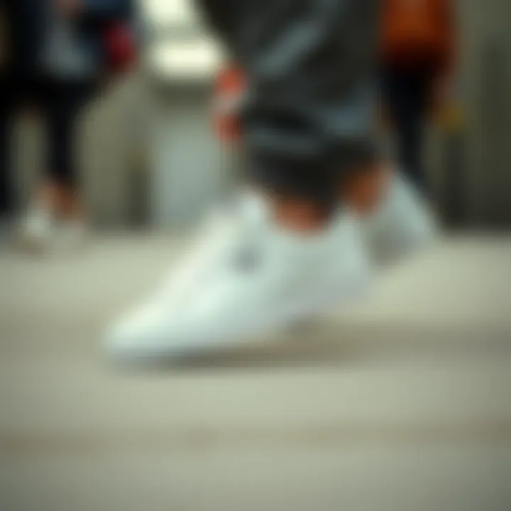 Fashionable outfit featuring Puma sneakers in a casual setting