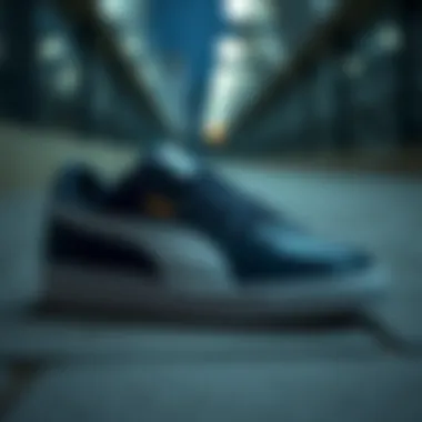 Stylish Puma sneaker design showcasing modern aesthetics