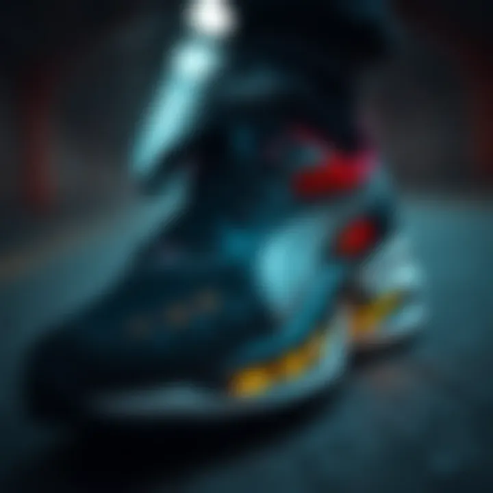 Close-up of Puma sneaker highlighting innovative technology