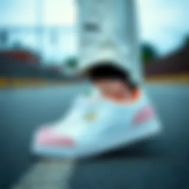 Casual outfit paired with Puma sneakers