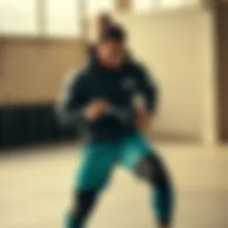 Dynamic athlete showcasing Puma Zone XT apparel during an intense workout