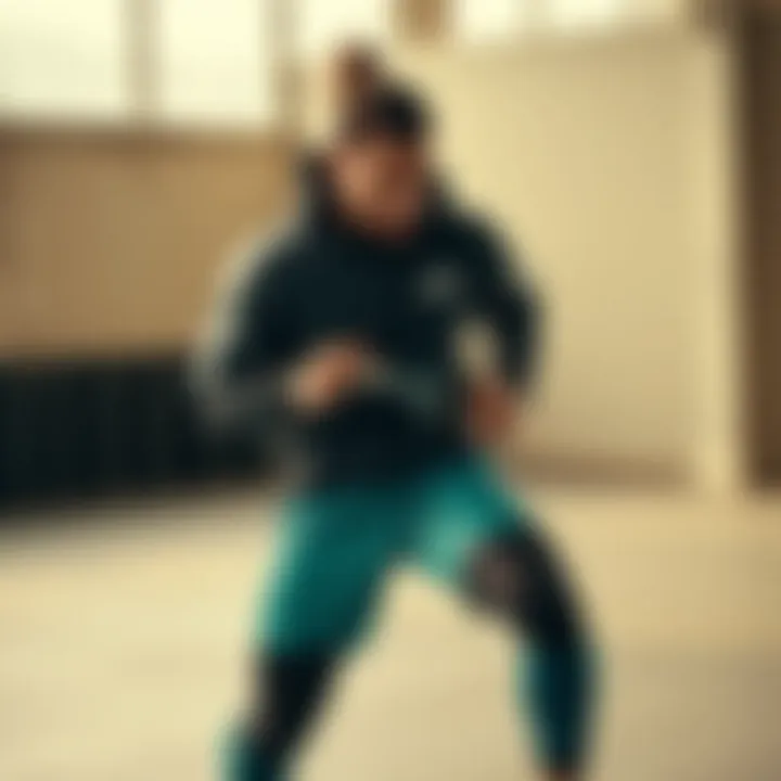 Dynamic athlete showcasing Puma Zone XT apparel during an intense workout