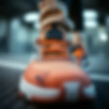 Close-up of Puma Zone XT footwear highlighting innovative design features