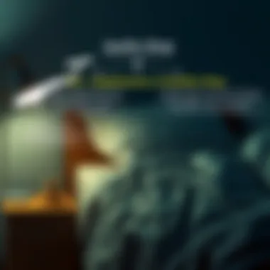 Illustration depicting quality sleep and its effects on morning wakefulness