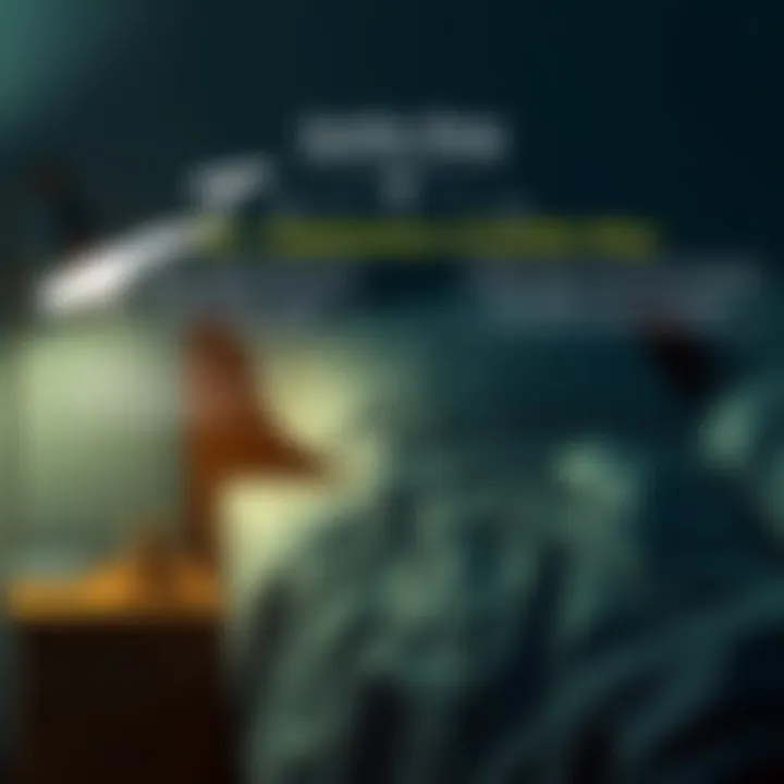 Illustration depicting quality sleep and its effects on morning wakefulness