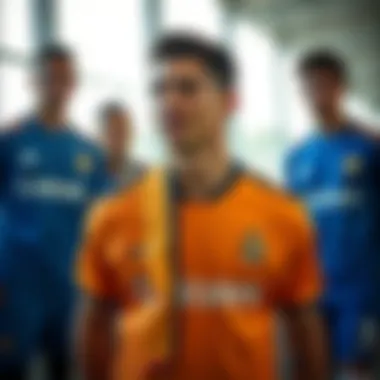 Fashionable combinations featuring the blue jersey