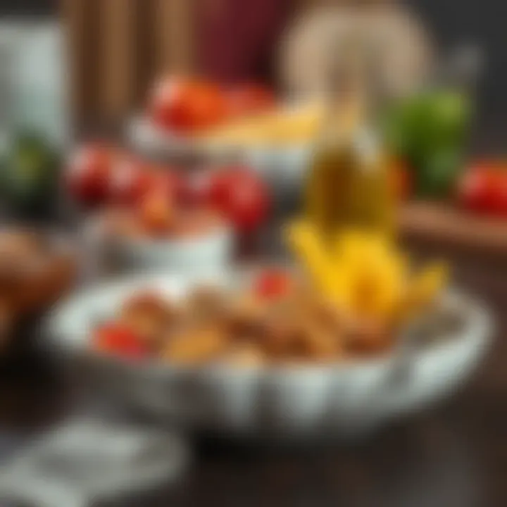 A well-balanced meal showcasing healthy ingredients