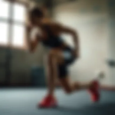 Lunges showcasing dynamic movement