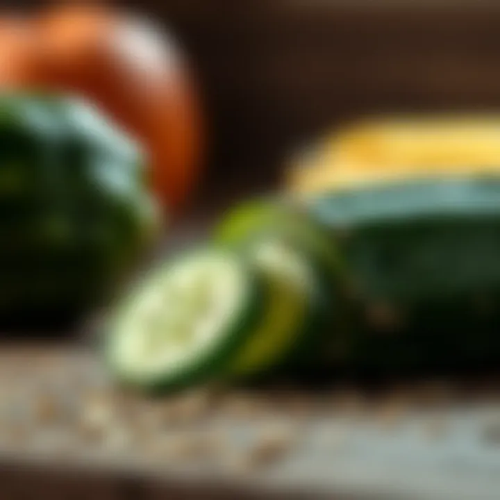 Cucumber: A Fitness Essential Cucumber slices in a fitness setting