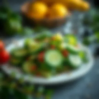 Herb-Infused Cucumber Salad Refreshing cucumber salad with herbs