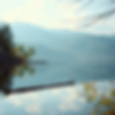 A tranquil lakeside view reflecting the beauty of the surroundings