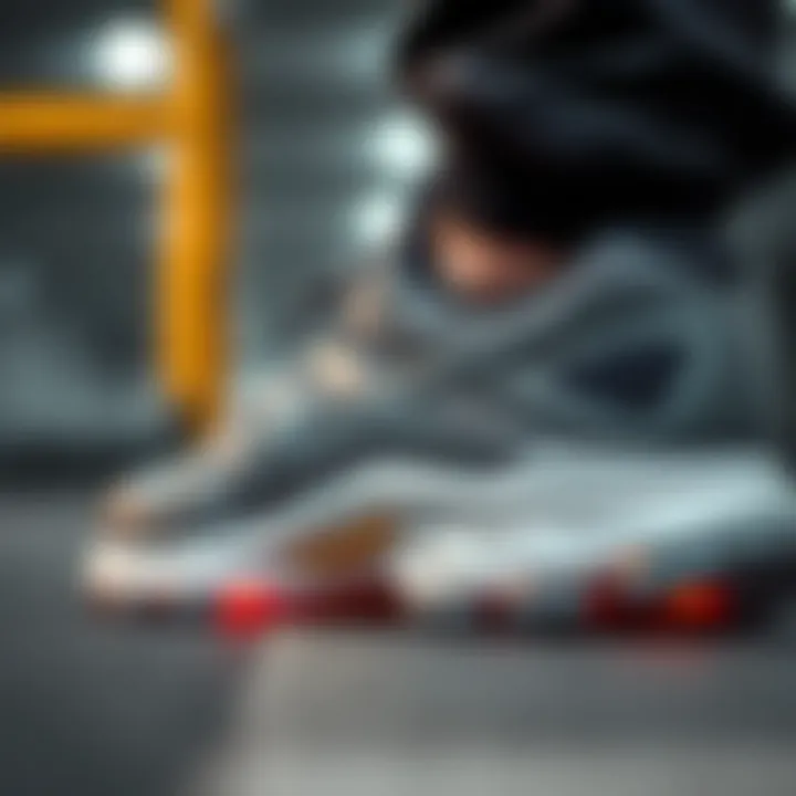 Revolutionizing Comfort and Performance Close-up of innovative shoe technology