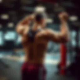 A dynamic illustration of back exercises enhancing athletic performance