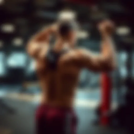 A dynamic illustration of back exercises enhancing athletic performance