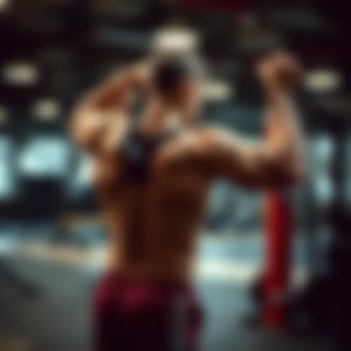 A dynamic illustration of back exercises enhancing athletic performance