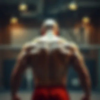 An infographic showcasing the importance of back muscles in sports