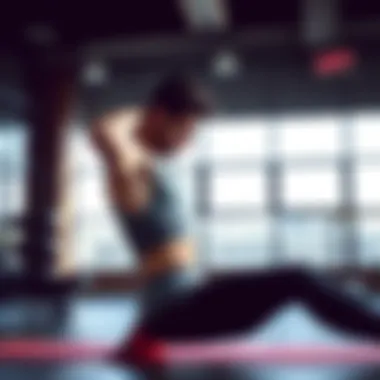 Illustration of proper posture during exercises