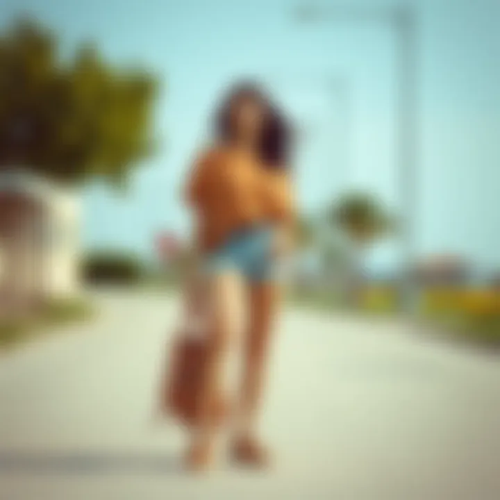 Chic Outfit Ideas with Brown Skechers A fashionable outfit paired with brown Skechers shoes