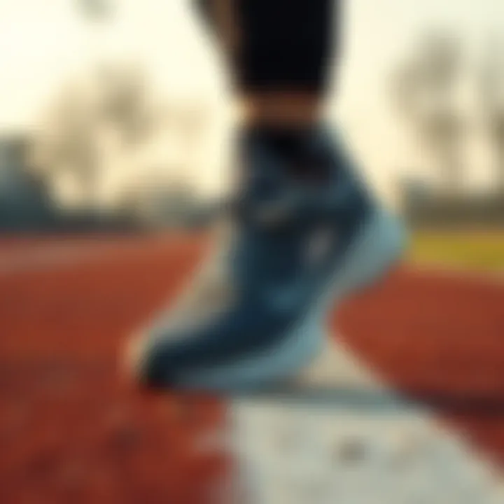 Skechers Graceful-Get Connected on a running track