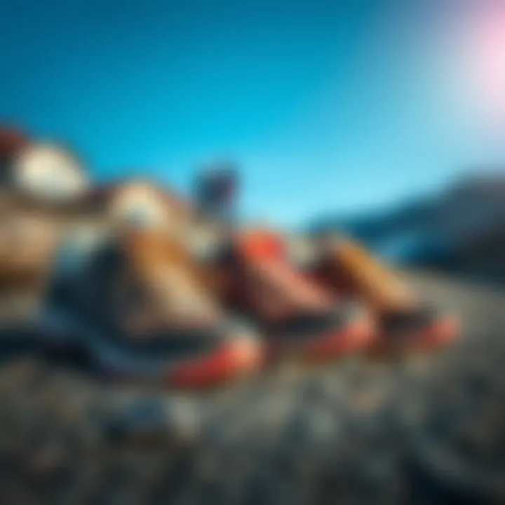 Comparison of different models of Slazenger trekking shoes