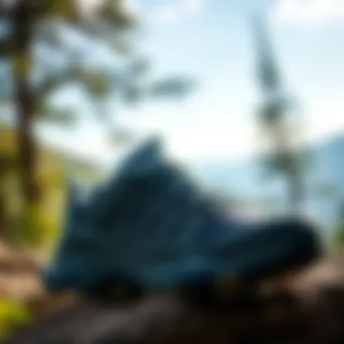 Slazenger trekking shoes in a natural outdoor setting
