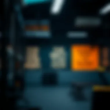 Motivational quotes displayed in a workout space