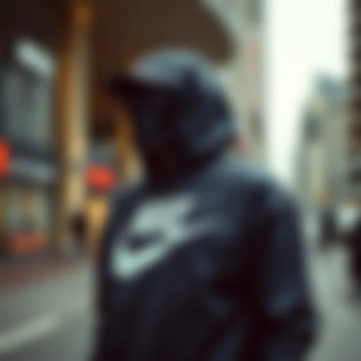 Stylish Nike Krapon apparel displayed in an urban setting