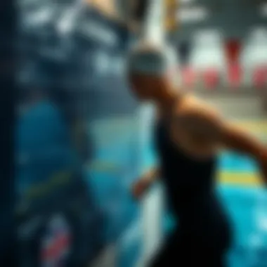 A performance chart showcasing swimming progress and techniques.