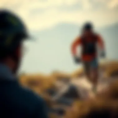 Dynamic outdoor adventure showcasing Terrex Adidas performance gear