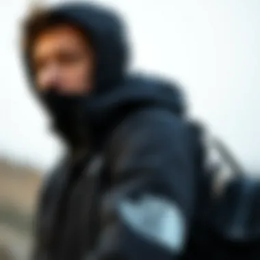 Stylish layering with The North Face jacket