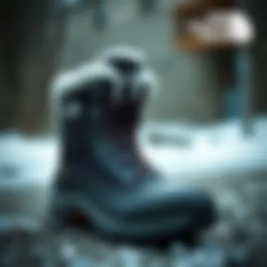 Features of The North Face Winter Boots An infographic showing features of The North Face winter boots