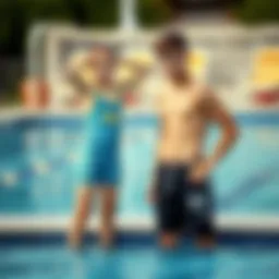 Trendy swimwear styles for young boys