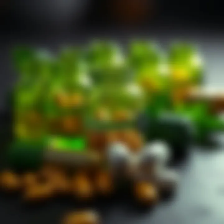 Illustration of different types of supplements designed for fat burning during workouts