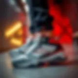 Stylish V brand sneakers showcased in a modern setting