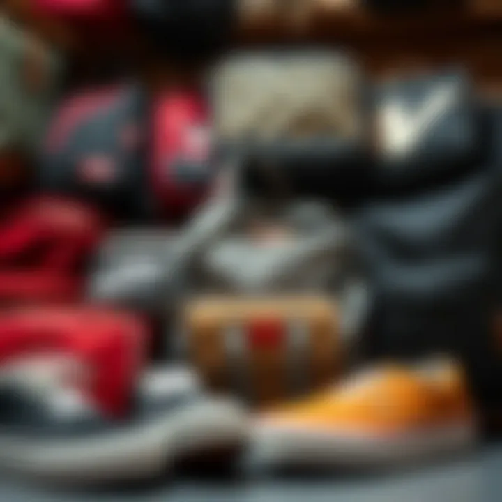 Vans bags displayed together highlighting variety of styles