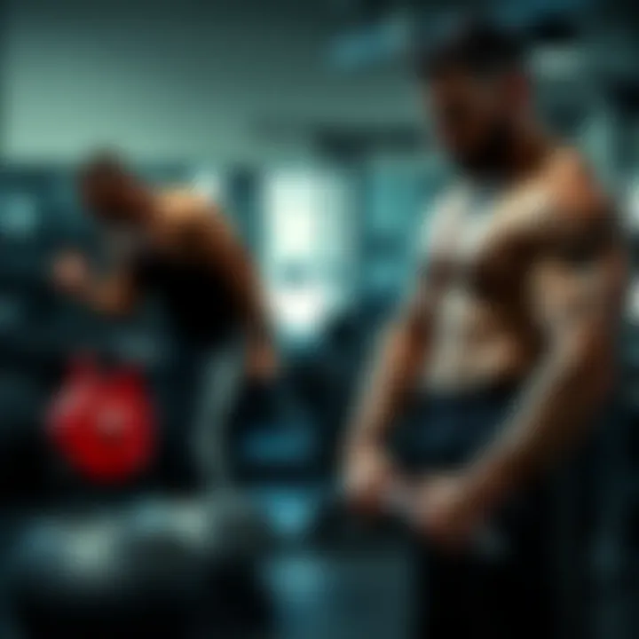 Varieties of supersets showcased in a gym environment