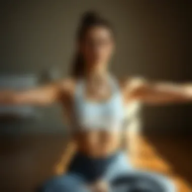 Contrasting yoga poses demonstrating physical alignment