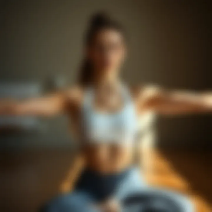 Contrasting yoga poses demonstrating physical alignment