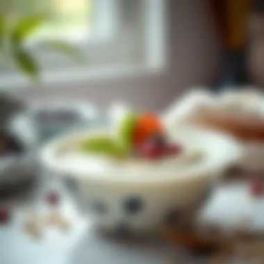 Digestive Health and Yogurt Oatmeal Healthy digestion with yogurt oatmeal