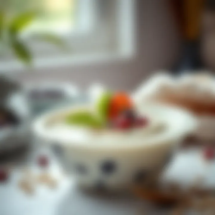 Digestive Health and Yogurt Oatmeal Healthy digestion with yogurt oatmeal