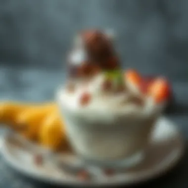 Protein Sources in Yogurt Oatmeal Protein-rich yogurt and oatmeal dish