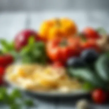 A vibrant selection of fresh ingredients for a healthy diet