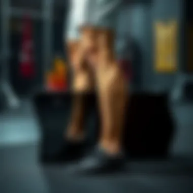 Illustration of weak legs with graphical representation of strength indicators