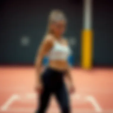 Visual guide on appropriate sportswear for leg workouts