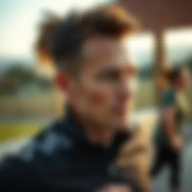 Outdoor fitness session for burning calories